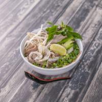 #15. Steak, Flank, Fatty Flank, Tendon and Tripe Noodle · Known as đặc biệt - round-eye steak, flank, tendon & tripe - most popular! .