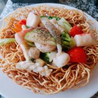 N1 Crispy Seafood Egg Noodle · 