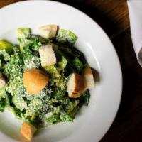 Caesar Salad · Romaine lettuce, croutons, Parmesan, house Caesar dressing.