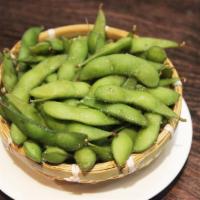 1. Edamame · Green soy bean with sea salt.