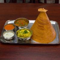 Mysore Masala Dosa · Made with butter and desi ghee.