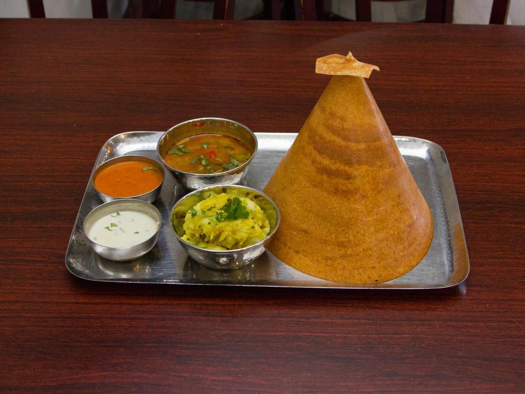 Mysore Masala Dosa · Made with butter and desi ghee.