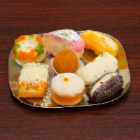 1 lb. Mithai · choose Dry or Bengali Sweet selection mentioned Below any 4 max

orange cham cham,kesar cham...