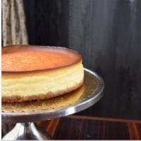 New York Style Cheesecake · Our famous cheesecake with vanilla cake crust.