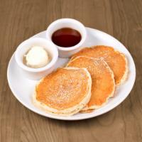 Traditional Pancakes · served with whipped butter & warm maple syrup