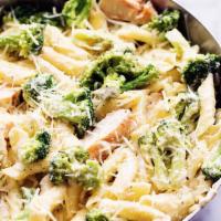 Grilled Chicken and Broccoli Pasta Dinner · Santoro's Famous Alfredo Pastas! - Served with our Famous Home-Made Alfredo Sauce & Garlic B...