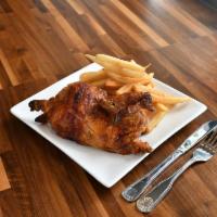1/2 Pollo · Half rotisserie chicken served with any 2 sides. Peruvian rotisserie chicken.
* Steroid and ...
