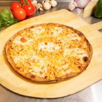 Rosso Crema Pollo Pizza · Our Spicy Buffalo ROSSO Cream sauce forms the base and is topped with Grilled Chicken Breast...
