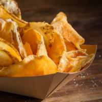 House-Made Chips · Everything tastes better when made with love and our potato chips are no exception. Perfectl...