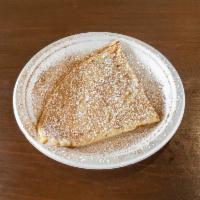 Cannelle Crepe · Cinnamon, Raw sugar, Whipped butter.