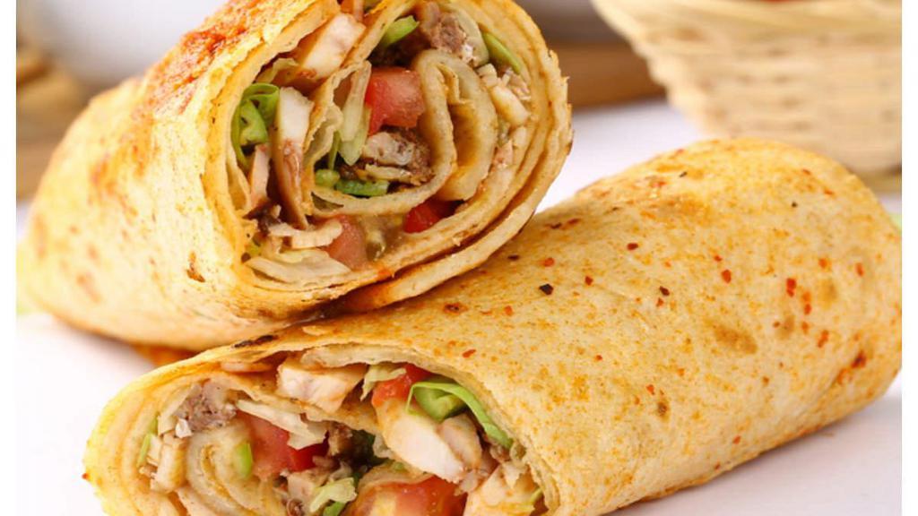 Chicken Wrap · Chapati or naan rolled with chicken tikka.