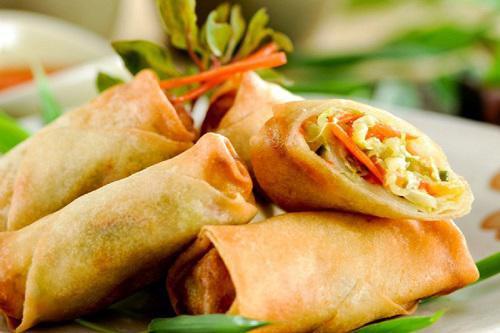 Vegetable Spring Roll · 2 pieces.