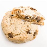 Colossal Chocolate Chip  (Vegan) Cookie · Our cookies are made with organic wheat flour and are sweetened with fruit juice and organic...