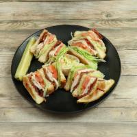 Turkey Bacon Club  · Triple decker with fresh turkey, crisp bacon, lettuce, tomato and mayo on your choice of  to...