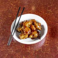 General Tso's · Lightly breaded coating with General Tso's sauce.