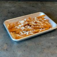 Carnival Fries · Tasty funnel cake sticks sprinkled with cinnamon and powdered sugar, served with your choice...