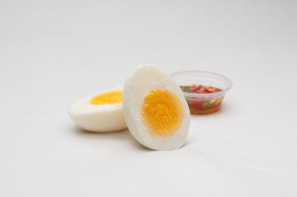 Boiled Egg with Prik Num Pla (GF) · 
