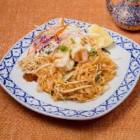 23. Pad Thai Noodles · Thin rice noodle, garlic, egg, onion, and bean sprouts in sweet tamarind sauce.