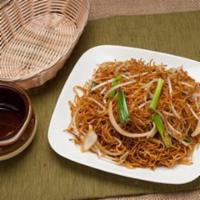 Chow Mein with Soy Sauce · Stir fried noodle dish with soy sauce.