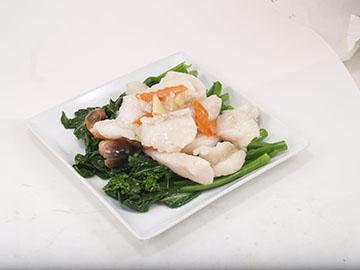 Fish Fillet with Greens · 