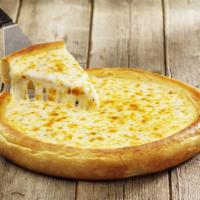 Deep Dish Cheese Pizza · A Chicago favorite. Similar to the original panned pizza with just an extra amount of goodne...