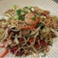 Yakisoba Noodle    · Stir-fried Yakisoba noodle with , white onion, cabbage,  onion, and choice of meat. Garnishe...