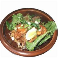 Dried Tossed Sate Noodle Special · Noodle dried tossed with spicy house sate sauce, bean sprouts, lettuce, onion, cilantro, and...