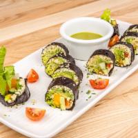 Seaweed Roll · Sushi-style nori rolled with your choice of forbidden rice or macadamia nut
rice, hemp seed,...