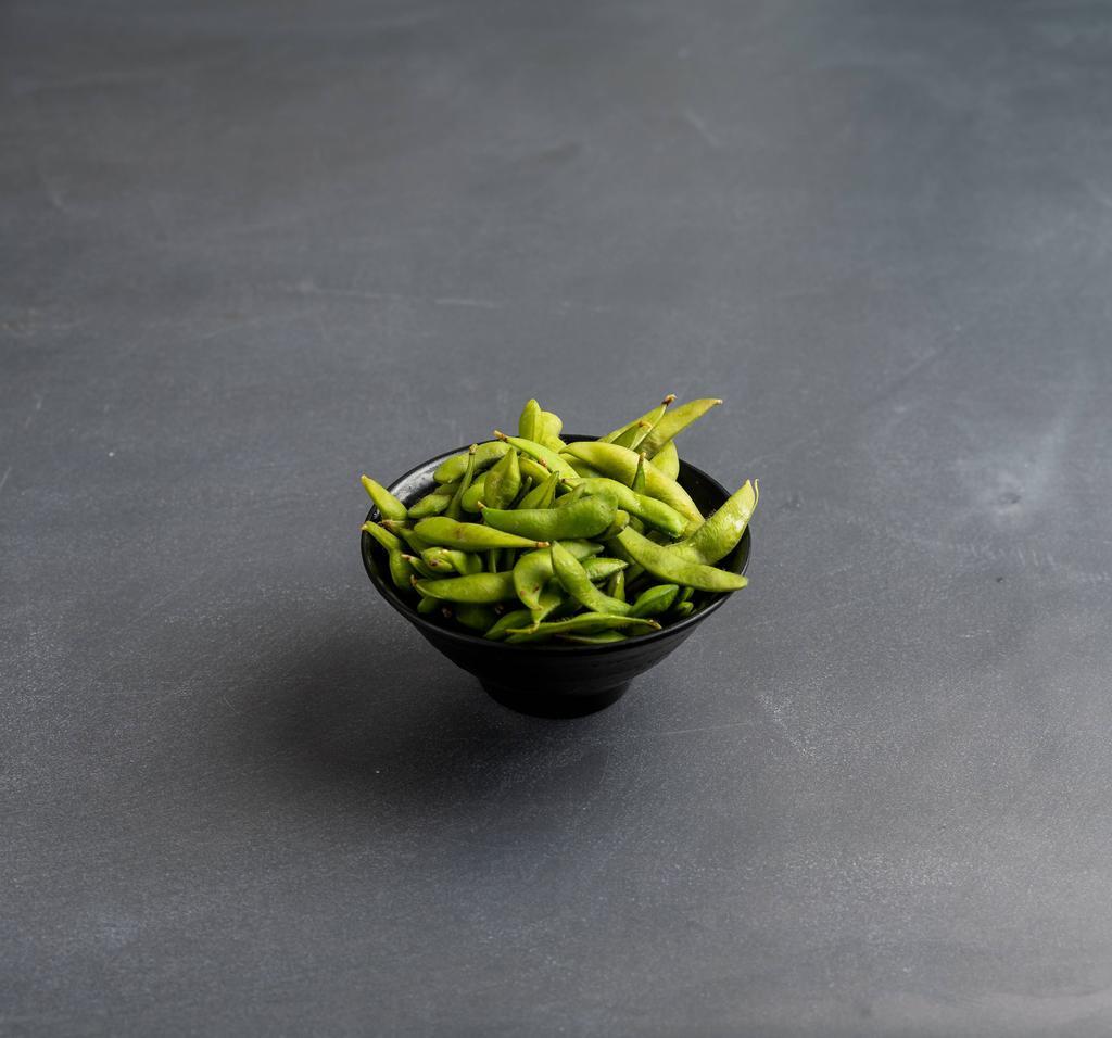 1. Edamame · Made with steamed Japanese soybean.