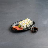 9. Boston Roll · Made with shrimp, crab, avocado, cucumber and lettuce.
