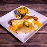 Enchilada Plate · Choose any 2 enchiladas with your choice of 2 sides.