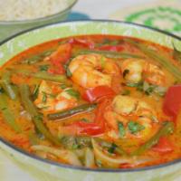 Shrimp Thai Curry · Your choice of curry in rich coconut milk.