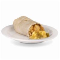 (Bandito Burrito) · Egg, potato, cheese, choice of chile. 470 calories.