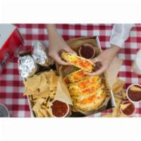 Taco Hero Box: 8 Taco, Large Chips & Salsa · 