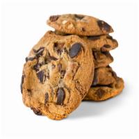 Chocolate Chunk Cookie · Loaded with sustainably grown chocolate and savory pretzel bits.