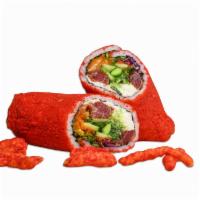 Regular Hot Cheetos Pokerrito · Hot cheetos wrap with 2 scoops of protein.