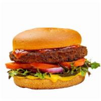 Free Spirit Burger · Cauliflower veggie patty, tomato, red onion, pickle slices, mixed lettuce, mustard, ketchup,...