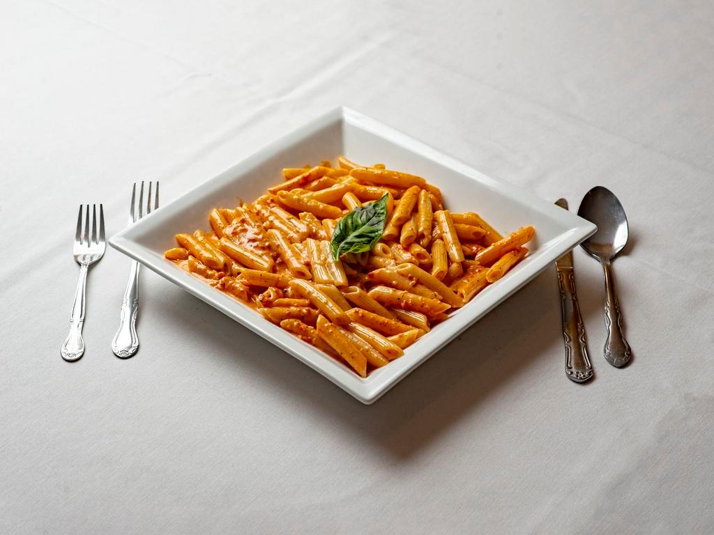 Penne alla Vodka · Our famous vodka sauce tossed with penne pasta