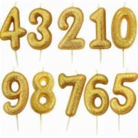 Number Candles · Individual number candles 0-9. Colors and styles vary.

Please specify number below.