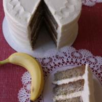 Banana Cake Slice · Individual slice of our Banana Cake.