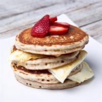  PH Protein Pancake Combo · Non-GMO whole grain whey protein pancakes sandwiched with 6 egg whites and topped with one s...