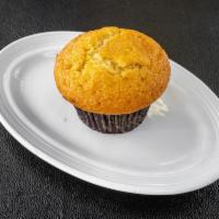 Assorted Baked Muffins · Grilled with butter.
Blueberry, Chocolate, Corn