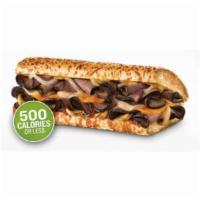 Black Angus Steak Sub · Comes with provolone, cheddar, sauteed mushrooms and onions, honey bourbon mustard and grill...