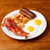 2 Eggs Any Style with Sausage · 
