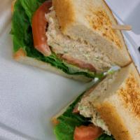 Tuna Cold Sandwich Lunch · Albacore. Tuna, egg, celery, onion, tomato, mayo. 