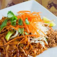 N1. Pad Thai · Thin rice noodles stir-fried with egg green onions, bean sprouts, and special pad Thai sauce...