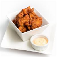 Chicken Karaage · Our special hand-breaded, fried chicken pieces served with spicy mayo.