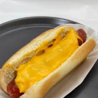 Cheese Dog · Add whatever topping you want or get it chicago style with everything.