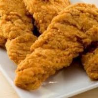 Chicken Tenders · 4 Chicken Tenders with choice of sauce (Lemonty BBQ, Buffalo or Dragon Fire)