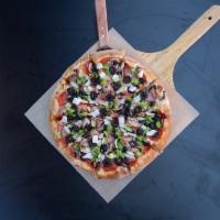 Angelina's Special Pizza · Pepperoni, ham, mushrooms, olives, onions, and green bell peppers.